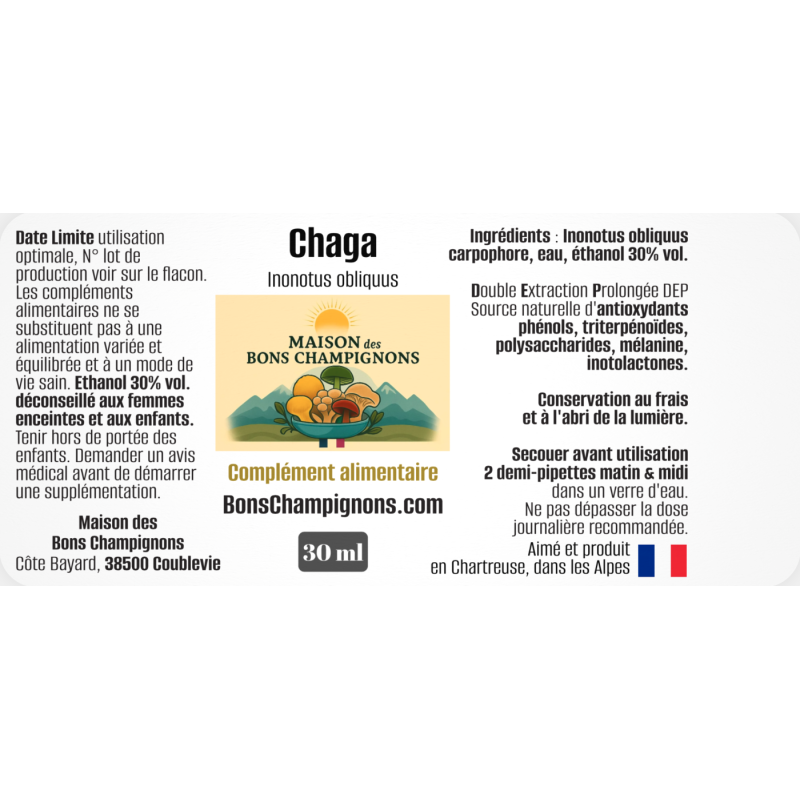 Flacon Extrait Chaga Flacon Extrait Chaga