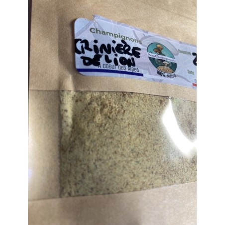 Bons Champignons CRINIERE DE LION cultivé à Coublevie, France