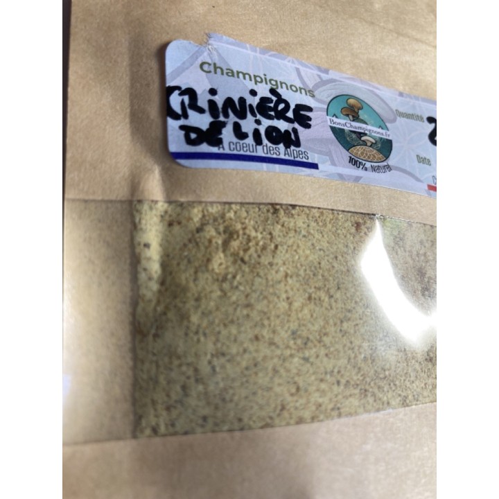 Bons Champignons CRINIERE DE LION cultivé à Coublevie, France