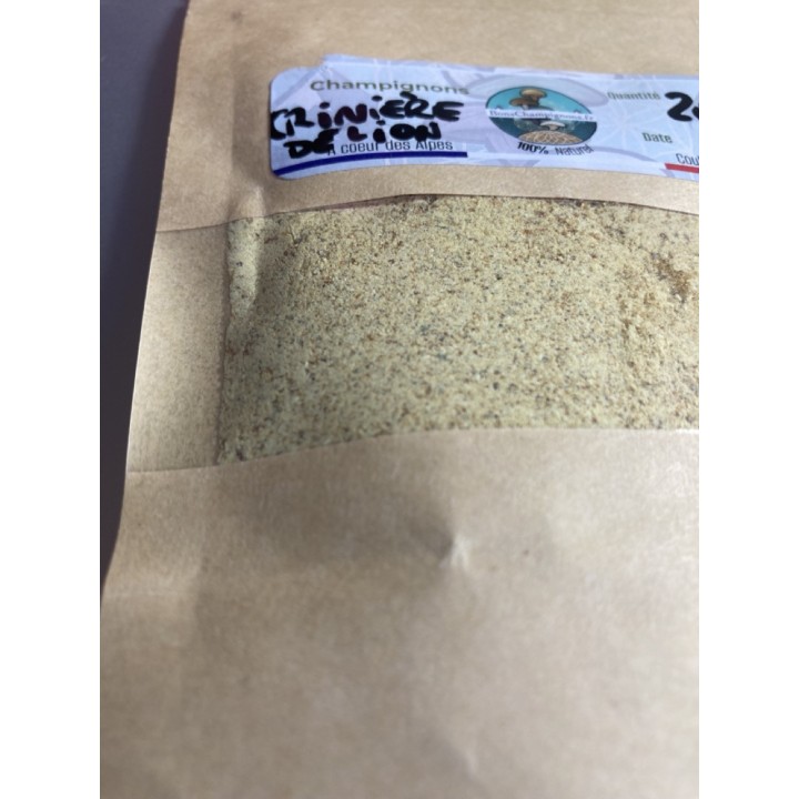 Bons Champignons CRINIERE DE LION cultivé à Coublevie, France